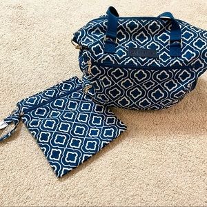 Sarah Wells Breast Pump Diaper Bag + Matching Pumparoo Wet/Dry Bag